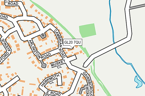 GL20 7QU map - OS OpenMap – Local (Ordnance Survey)
