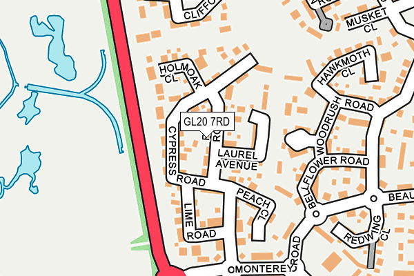 GL20 7RD map - OS OpenMap – Local (Ordnance Survey)