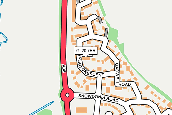 GL20 7RR map - OS OpenMap – Local (Ordnance Survey)
