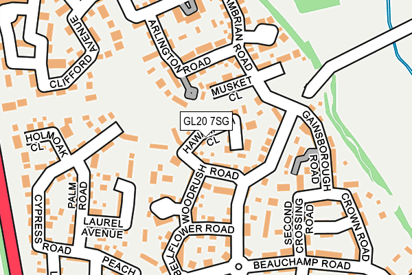 GL20 7SG map - OS OpenMap – Local (Ordnance Survey)