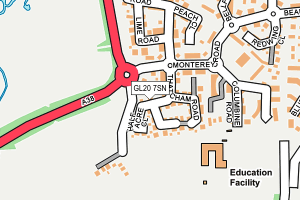 GL20 7SN map - OS OpenMap – Local (Ordnance Survey)