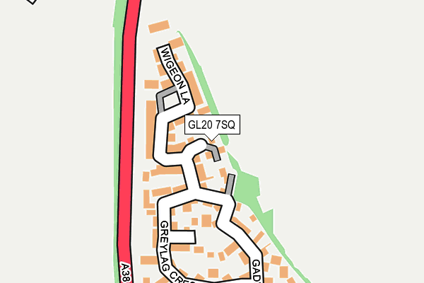 GL20 7SQ map - OS OpenMap – Local (Ordnance Survey)