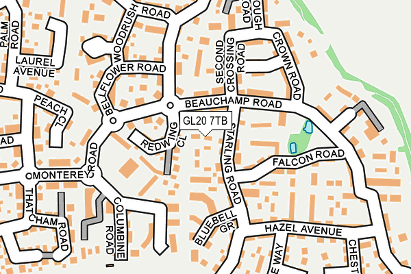 GL20 7TB map - OS OpenMap – Local (Ordnance Survey)