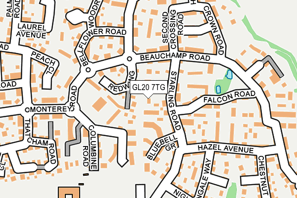 GL20 7TG map - OS OpenMap – Local (Ordnance Survey)