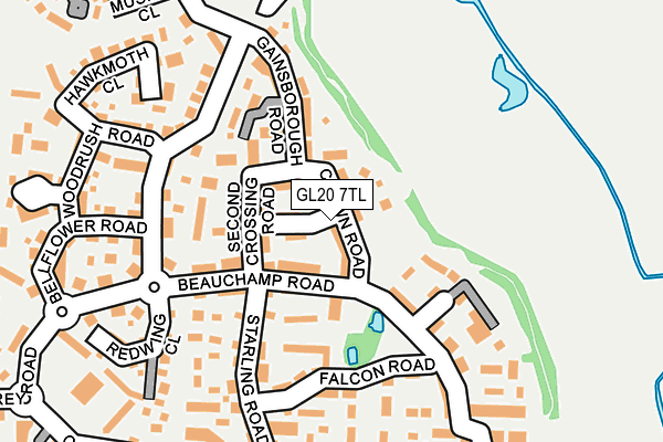 GL20 7TL map - OS OpenMap – Local (Ordnance Survey)