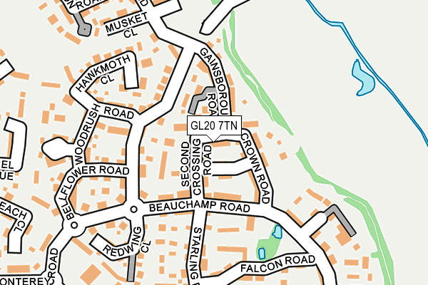 GL20 7TN map - OS OpenMap – Local (Ordnance Survey)