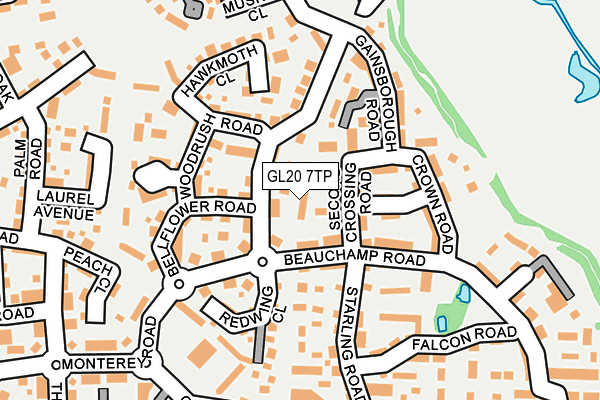 GL20 7TP map - OS OpenMap – Local (Ordnance Survey)