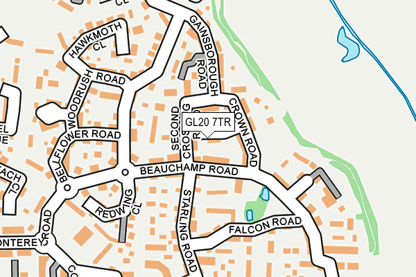 GL20 7TR map - OS OpenMap – Local (Ordnance Survey)