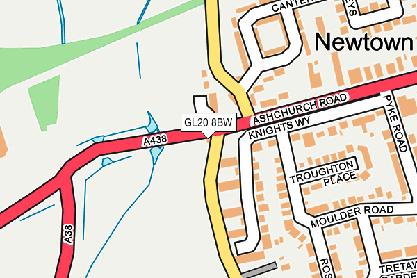 GL20 8BW map - OS OpenMap – Local (Ordnance Survey)