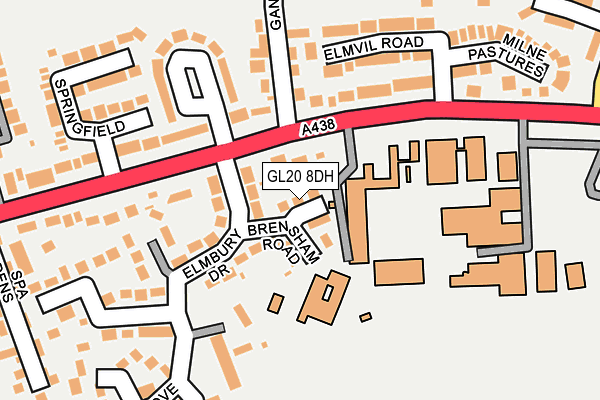 GL20 8DH map - OS OpenMap – Local (Ordnance Survey)