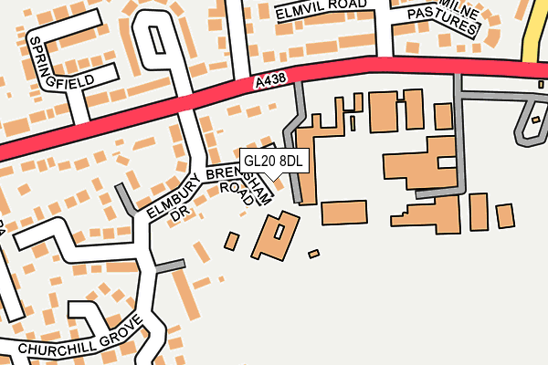 GL20 8DL map - OS OpenMap – Local (Ordnance Survey)