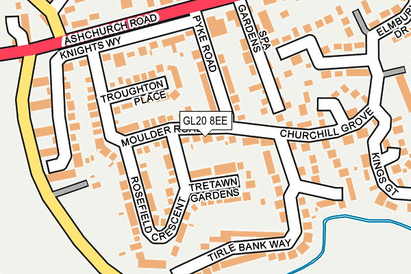 GL20 8EE map - OS OpenMap – Local (Ordnance Survey)