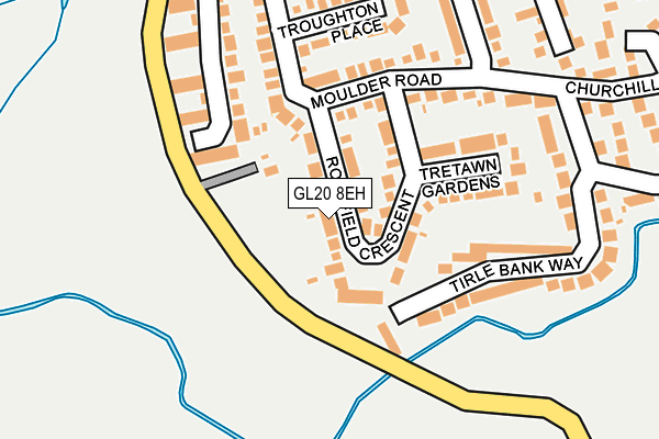 GL20 8EH map - OS OpenMap – Local (Ordnance Survey)