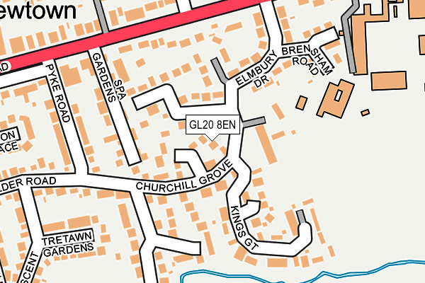 GL20 8EN map - OS OpenMap – Local (Ordnance Survey)