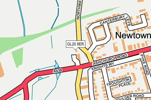 GL20 8ER map - OS OpenMap – Local (Ordnance Survey)