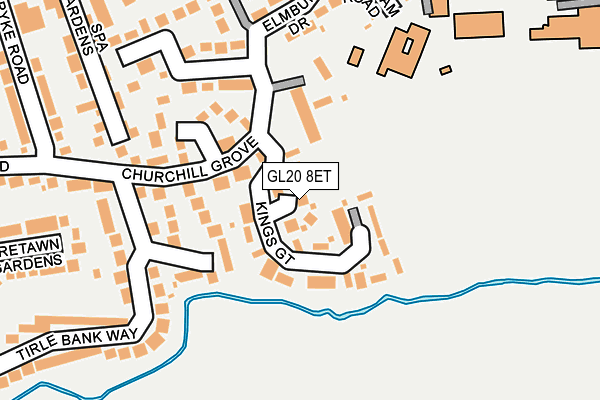 GL20 8ET map - OS OpenMap – Local (Ordnance Survey)