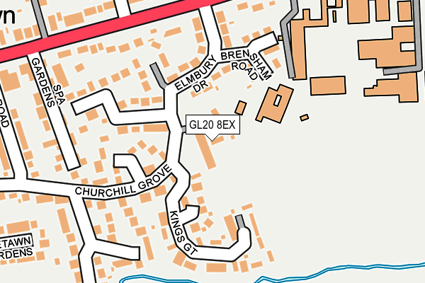 GL20 8EX map - OS OpenMap – Local (Ordnance Survey)