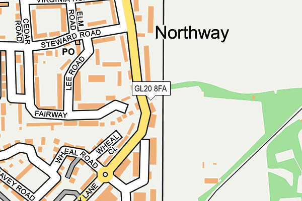 GL20 8FA map - OS OpenMap – Local (Ordnance Survey)