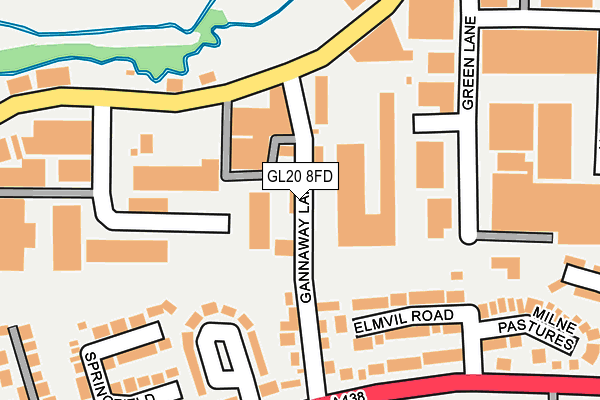 GL20 8FD map - OS OpenMap – Local (Ordnance Survey)