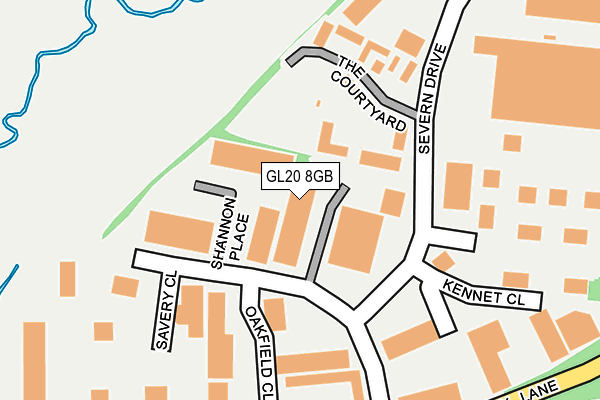 GL20 8GB map - OS OpenMap – Local (Ordnance Survey)