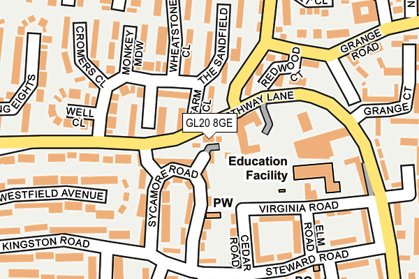 GL20 8GE map - OS OpenMap – Local (Ordnance Survey)