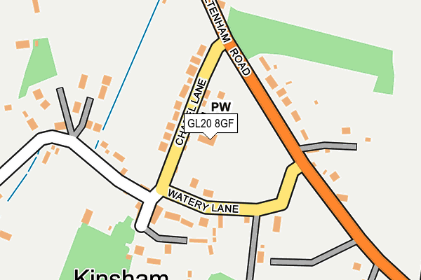 GL20 8GF map - OS OpenMap – Local (Ordnance Survey)