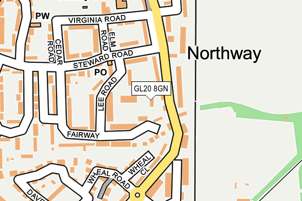 GL20 8GN map - OS OpenMap – Local (Ordnance Survey)