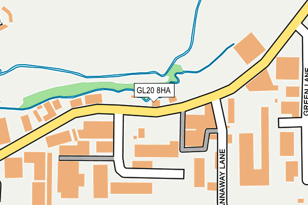 GL20 8HA map - OS OpenMap – Local (Ordnance Survey)