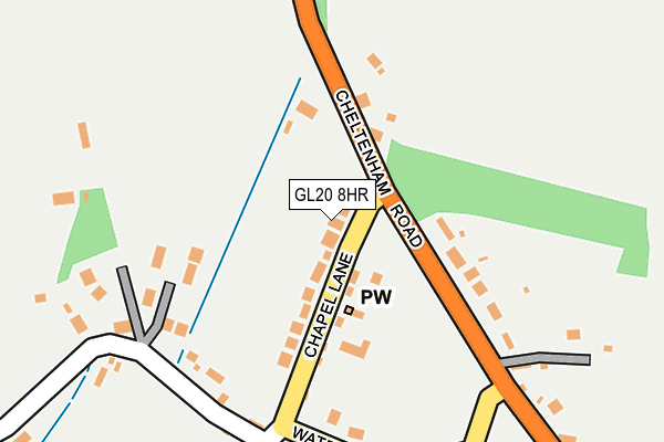 GL20 8HR map - OS OpenMap – Local (Ordnance Survey)