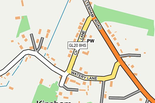 GL20 8HS map - OS OpenMap – Local (Ordnance Survey)