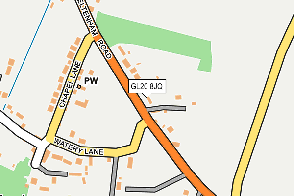 GL20 8JQ map - OS OpenMap – Local (Ordnance Survey)