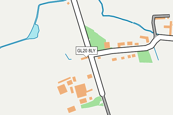 GL20 8LY map - OS OpenMap – Local (Ordnance Survey)