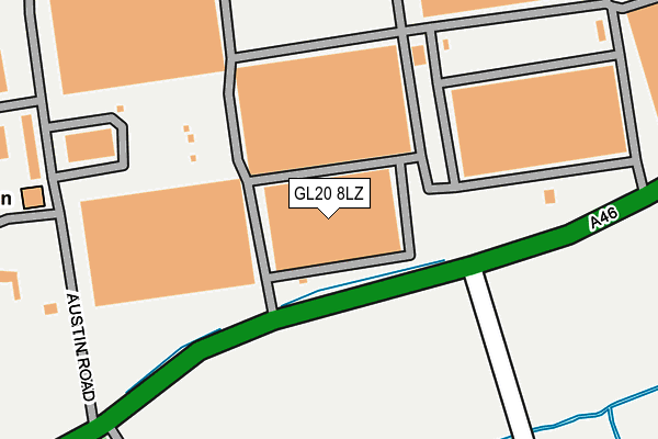 GL20 8LZ map - OS OpenMap – Local (Ordnance Survey)