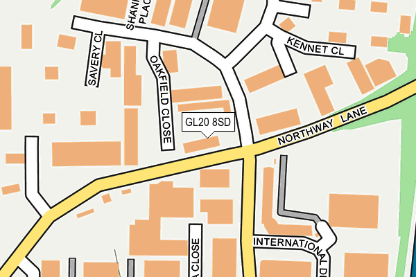 GL20 8SD map - OS OpenMap – Local (Ordnance Survey)
