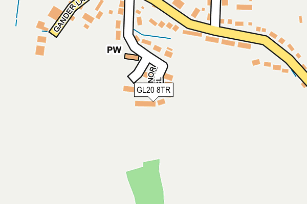 GL20 8TR map - OS OpenMap – Local (Ordnance Survey)