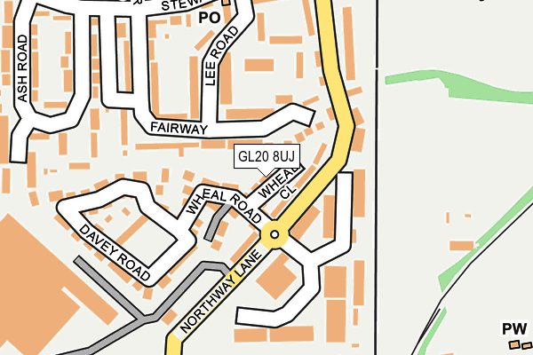 GL20 8UJ map - OS OpenMap – Local (Ordnance Survey)