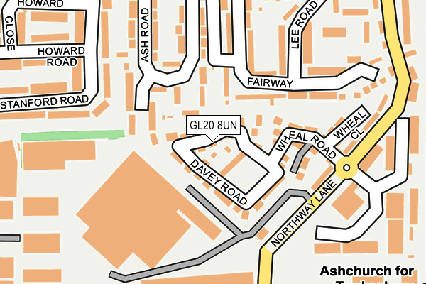 GL20 8UN map - OS OpenMap – Local (Ordnance Survey)