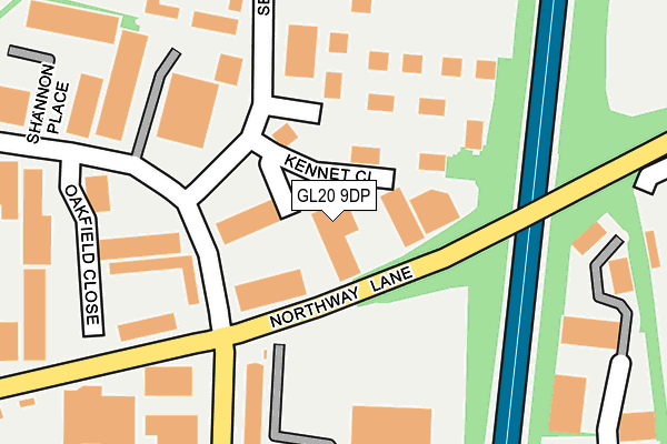 GL20 9DP map - OS OpenMap – Local (Ordnance Survey)