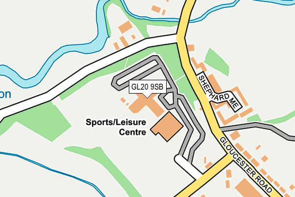 GL20 9SB map - OS OpenMap – Local (Ordnance Survey)