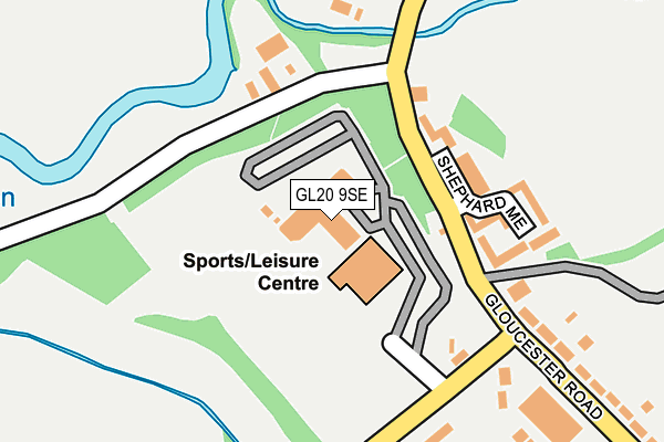 GL20 9SE map - OS OpenMap – Local (Ordnance Survey)