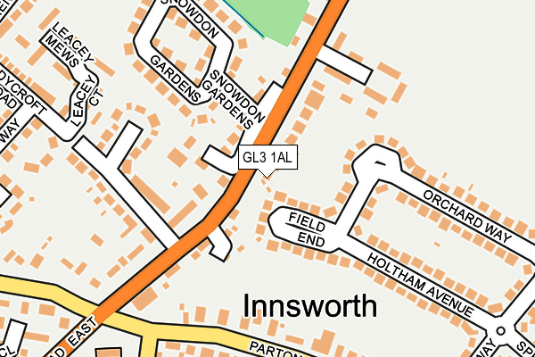 Map of CODEWORX LIMITED at local scale