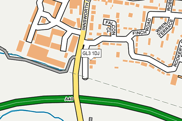 GL3 1DJ map - OS OpenMap – Local (Ordnance Survey)