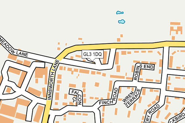 GL3 1DQ map - OS OpenMap – Local (Ordnance Survey)