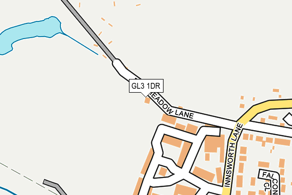 GL3 1DR map - OS OpenMap – Local (Ordnance Survey)
