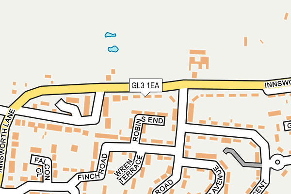 GL3 1EA map - OS OpenMap – Local (Ordnance Survey)