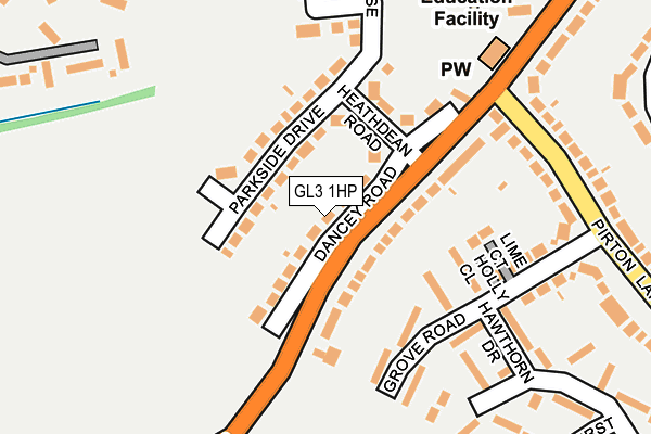 GL3 1HP map - OS OpenMap – Local (Ordnance Survey)