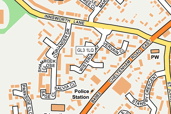 GL3 1LQ map - OS OpenMap – Local (Ordnance Survey)