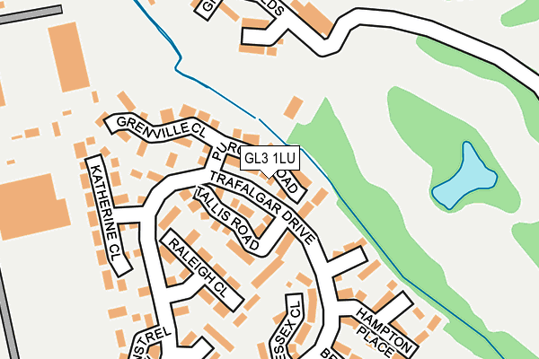 GL3 1LU map - OS OpenMap – Local (Ordnance Survey)