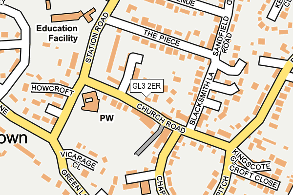 Map of MILL PLACE MANAGEMENT LIMITED at local scale
