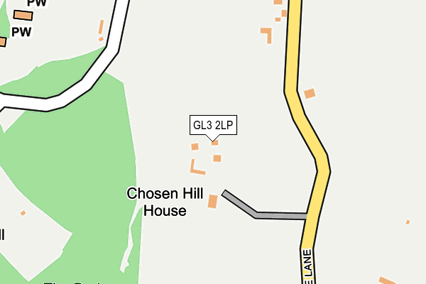 GL3 2LP map - OS OpenMap – Local (Ordnance Survey)